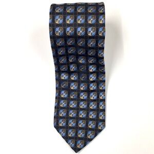 Ermenegildo Zegna Tie 100% Silk Formal Office Workwear Business Casual